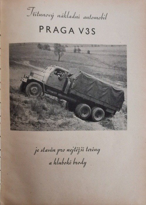 Dílenská příručka terénního nákladního automobilu Praga V3S