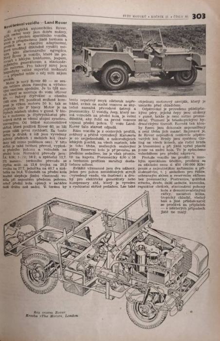Svět motorů 1948 (kompletní ročník, 21 čísel)