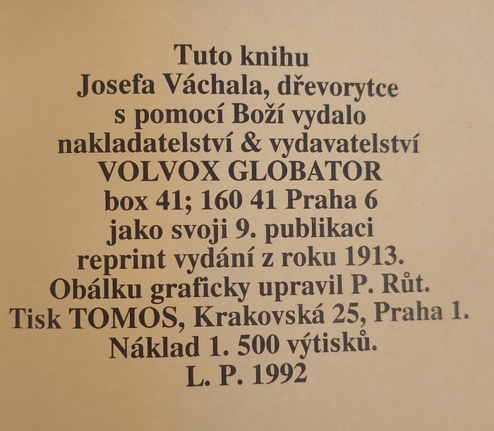 Váchal, Josef - Nový pekelný žaltář, aneb diwowé ďábelští