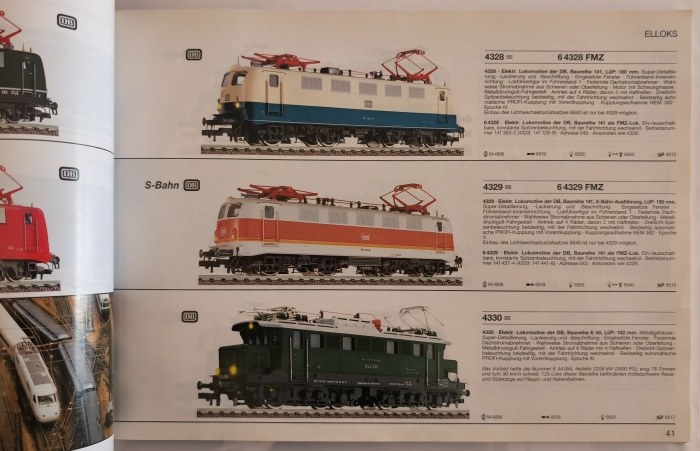 Fleischmann. Die Modellbahn der Profis H0, 1996/97 D (Katalog modelové železnice)