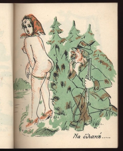 Myslivecká latina - 12 erotických litografií