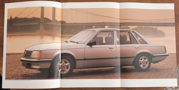 Opel Senator (reklamní prospekt) německy