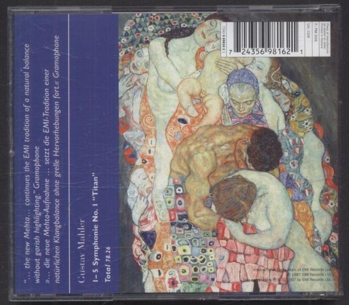 Gustav Mahler, Israel Philharmonic Orchestra, Zubin Mehta - Symphony No. 1 "Titan" (CD)