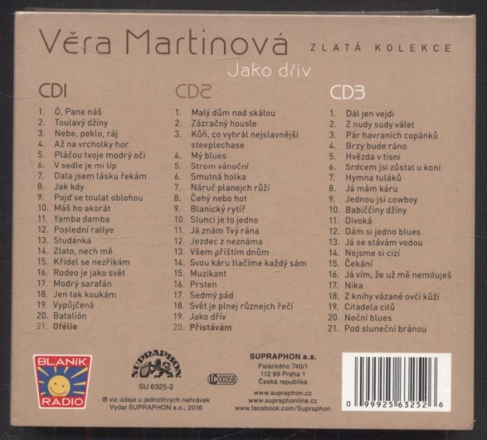 Věra Martinová - Jako dřív (3CD)