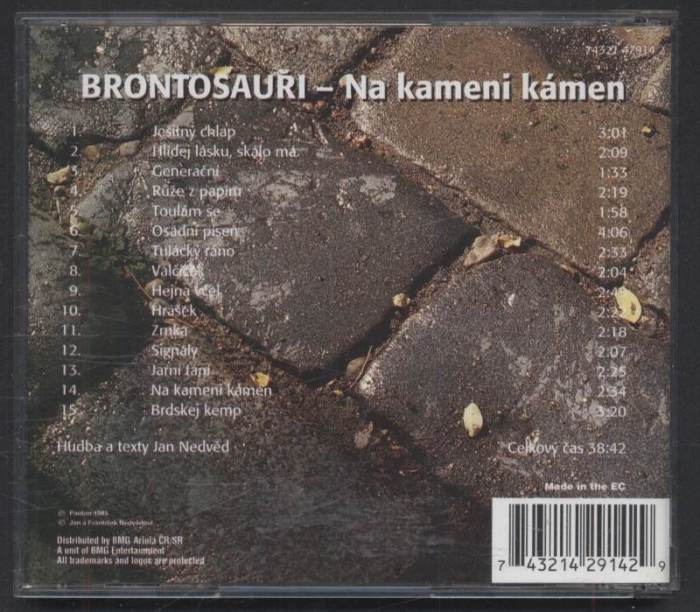 Brontosauři - Na kameni kámen (CD)