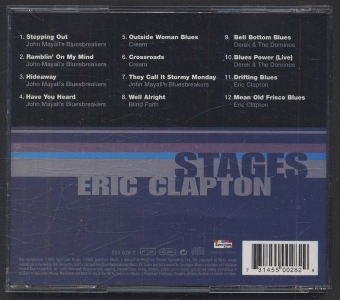 Eric Clapton - Stages (CD)