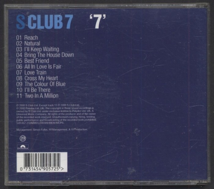 S Club 7 - '7' (CD)