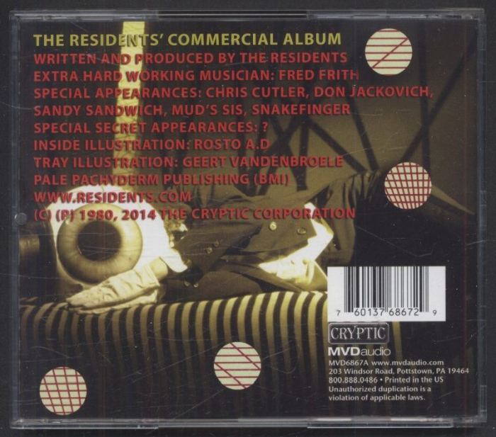 The Residents - Commercial Album (CD)