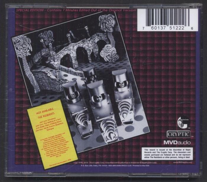The Residents - Not Available (CD)