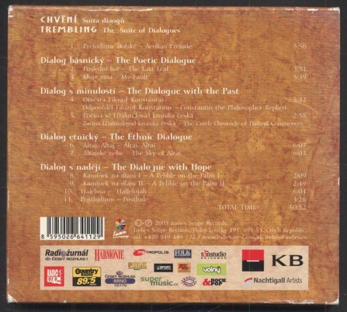 Jiří Pavlica, Hradišťan, Filharmonie Brno - Chvění (CD)