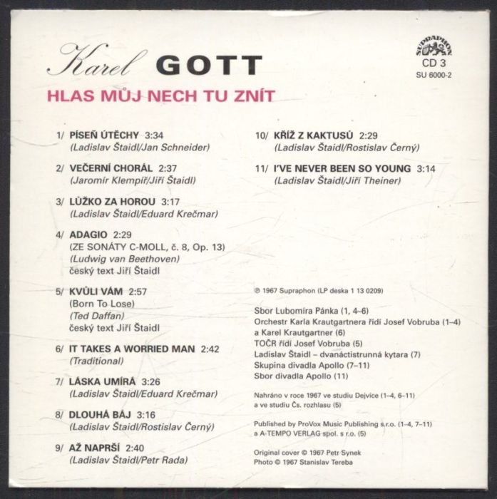 Karel Gott - Hlas můj nech tu znít (CD)
