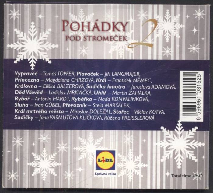 Karel Jaromír Erben - Pohádky pod stromeček 2: Tři zlaté vlasy děda Vševěda (CD)