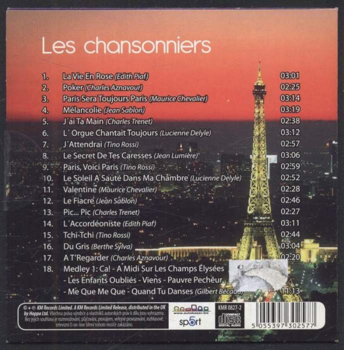 Various - Les chansonniers - Nejlepší francouzské šansony (CD)