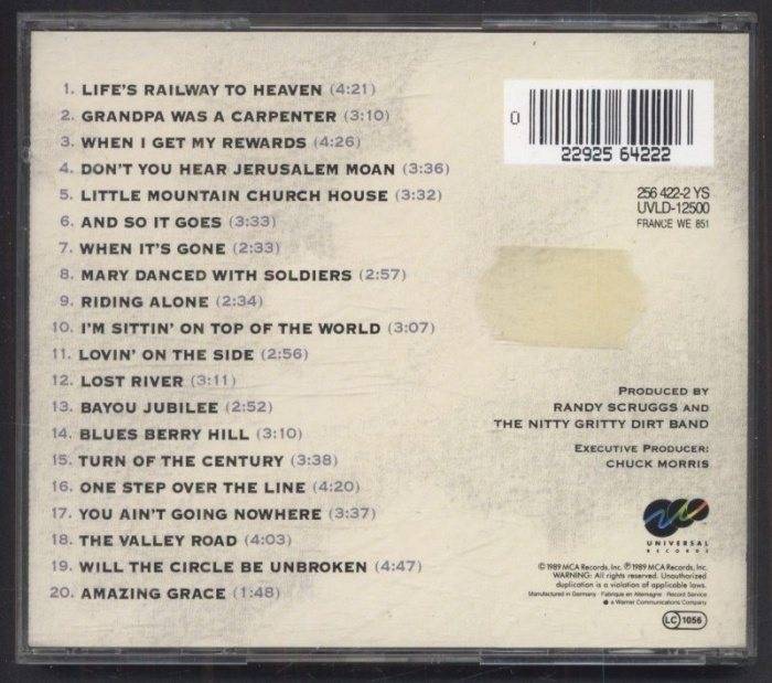 Nitty Gritty Dirt Band - Will The Circle Be Unbroken Volume Two (CD)
