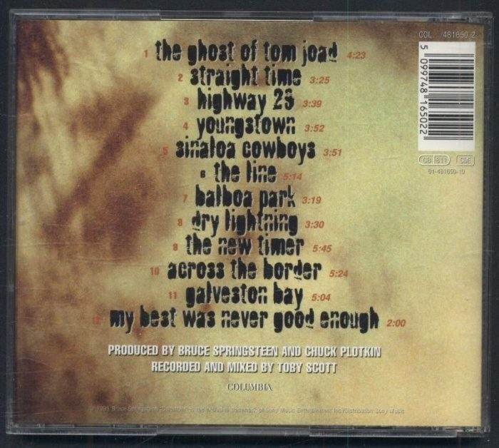 Bruce Springsteen - The Ghost Of Tom Joad (CD)
