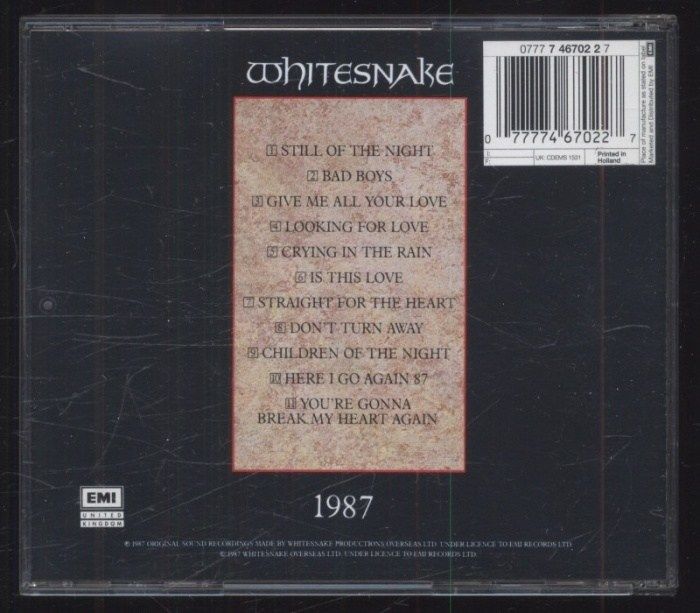 Whitesnake - 1987 (CD)