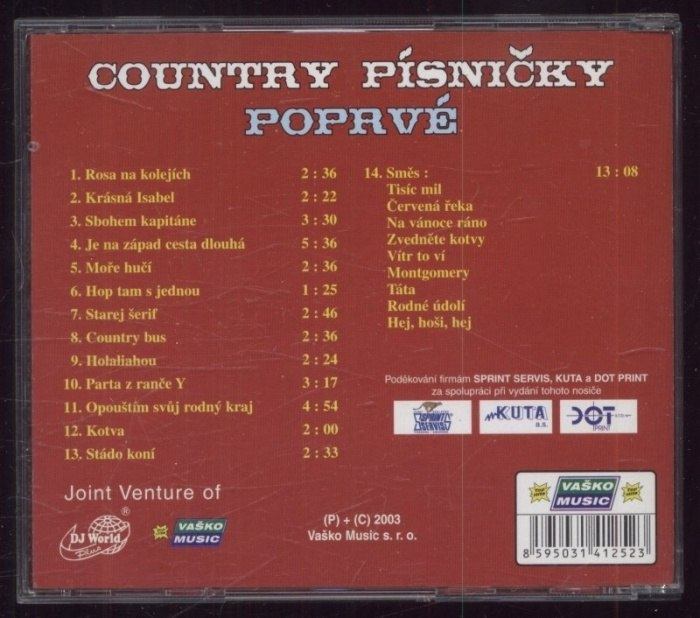 Various - Country písničky poprvé (CD)