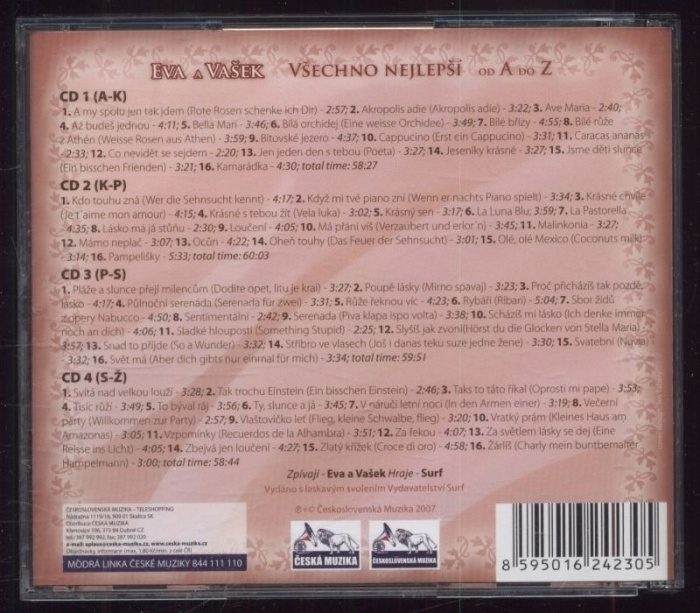 Eva a Vašek - Všechno nejlepší od A do Z (4CD)
