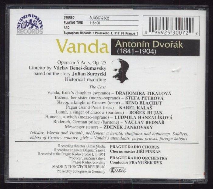 Antonín Dvořák, Prague Radio Chorus, Prague Radio Orchestra - Vanda (2CD)