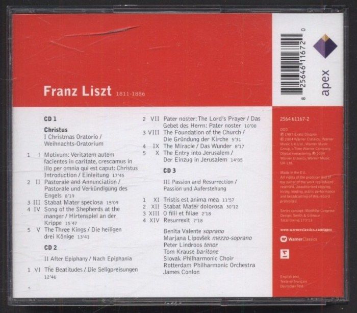 Franz Liszt - Christus (3CD)