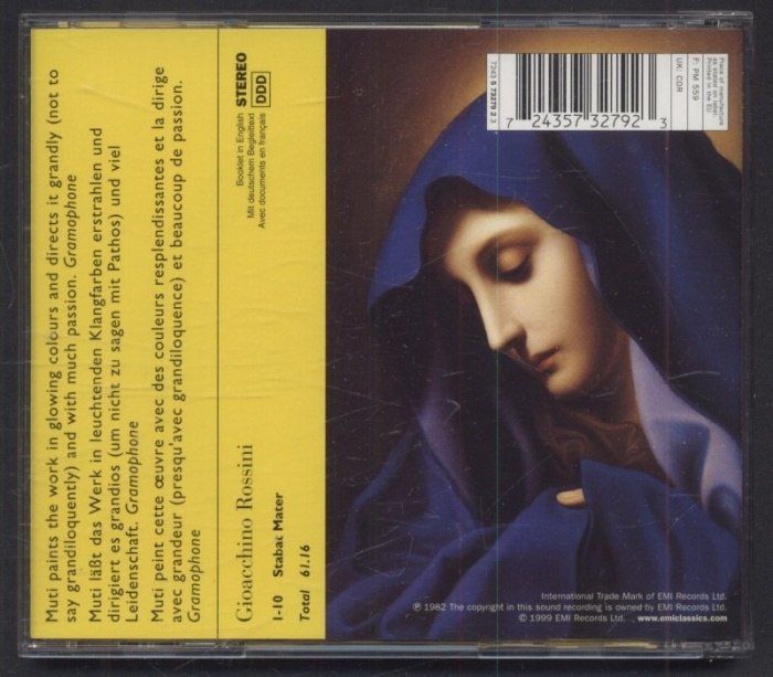Rossini / Malfitano, Baltsa, Gambill, Howell, Coro E Orchestra Del Maggio Musicale Fiorentino, Riccardo Muti - Stabat Mater (CD)