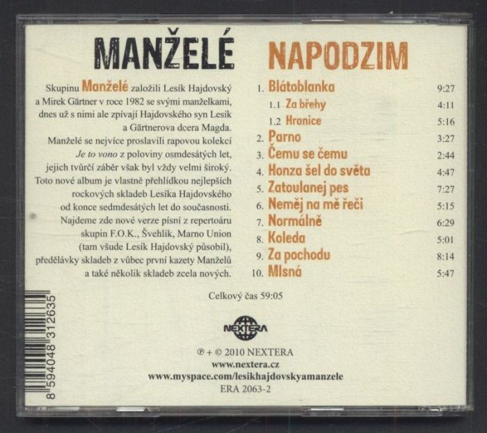 Manželé - Napodzim (CD)