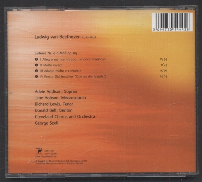 Beethoven / George Szell - Sinfonie Nr. 9 (CD)