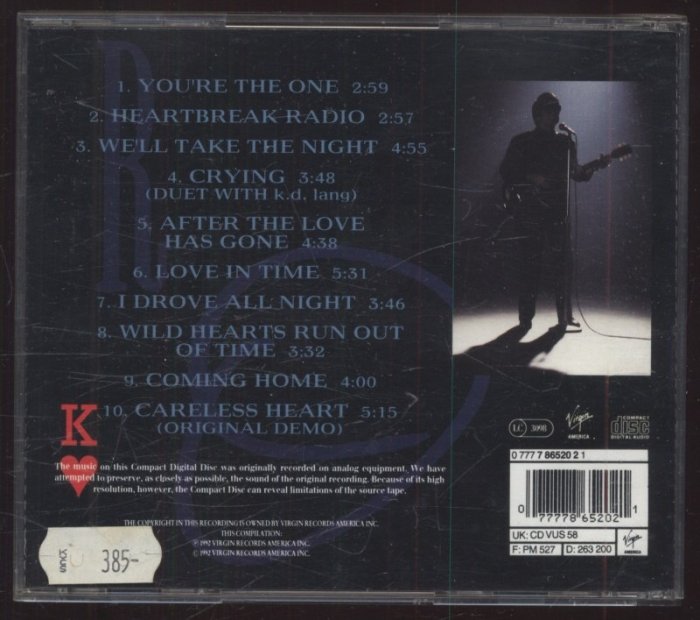 Roy Orbison - King Of Hearts (CD)