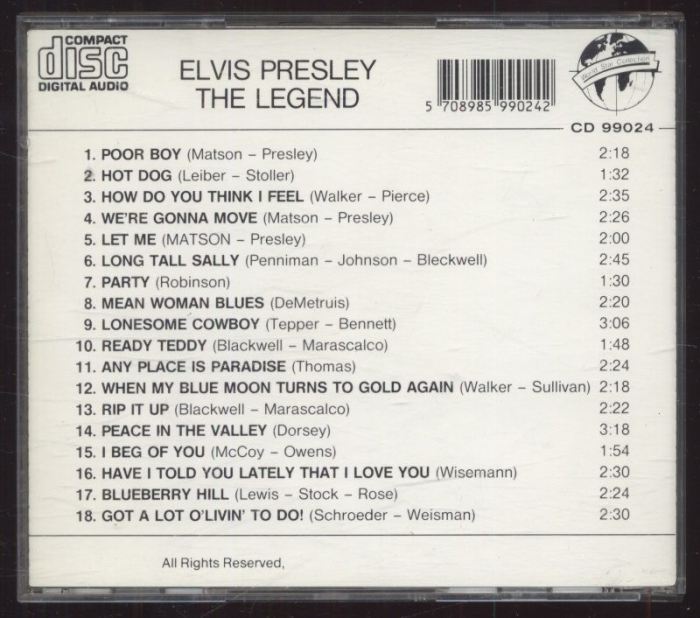 Elvis Presley - The Legend (CD)