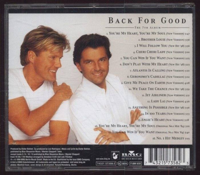Modern Talking - Back For Good (The 7th Album) (CD)