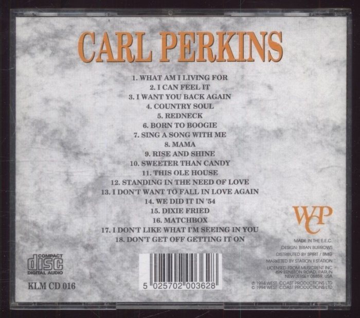 Carl Perkins - Carl Perkins (CD)
