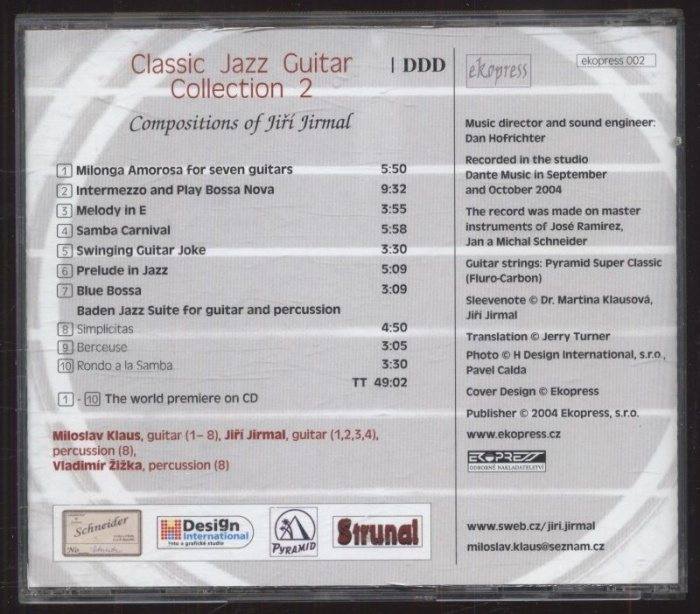 Jiří Jirmal, Miloslav Klaus - Classic Jazz Guitar Collection 2 (CD)