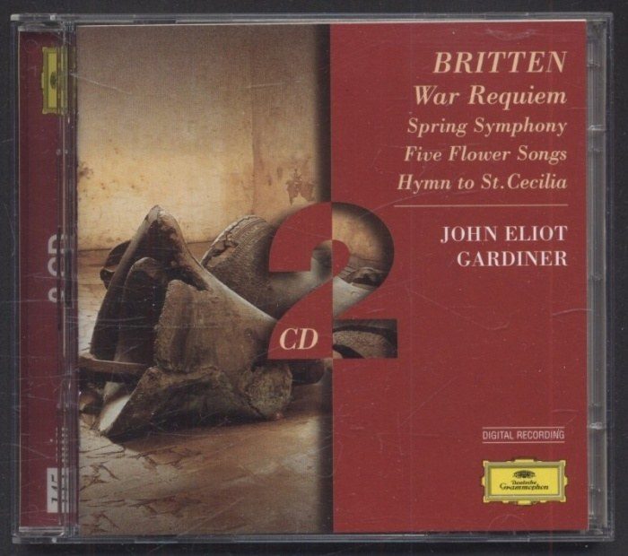 Britten - John Eliot Gardiner - War Requiem / Spring Symphony / Five Flower Songs / Hymn To St. Cecilia (2CD)
