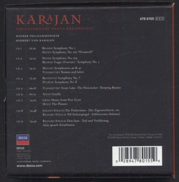 Karajan - The Legendary Decca Recordings (9CD)