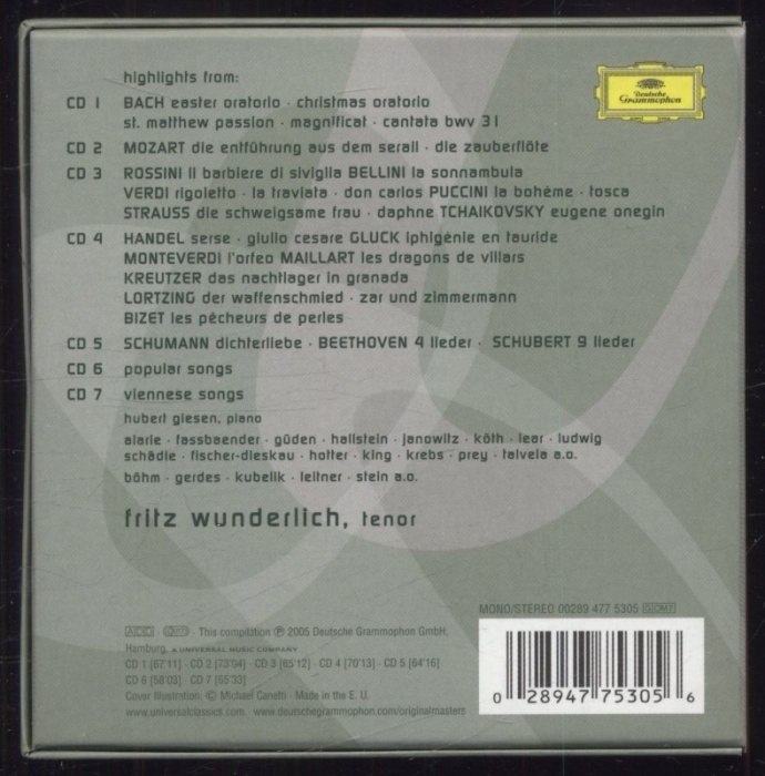 Wunderlich - The Art Of Fritz Wunderlich (7CD)