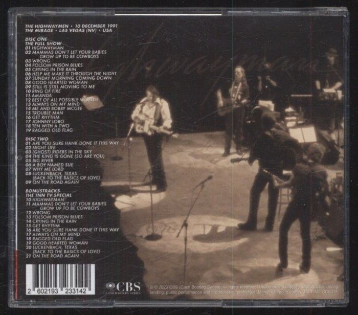 Highwayman - 10 December 1991 / The Mirage / Las Vegas (NV) / USA (2CD)