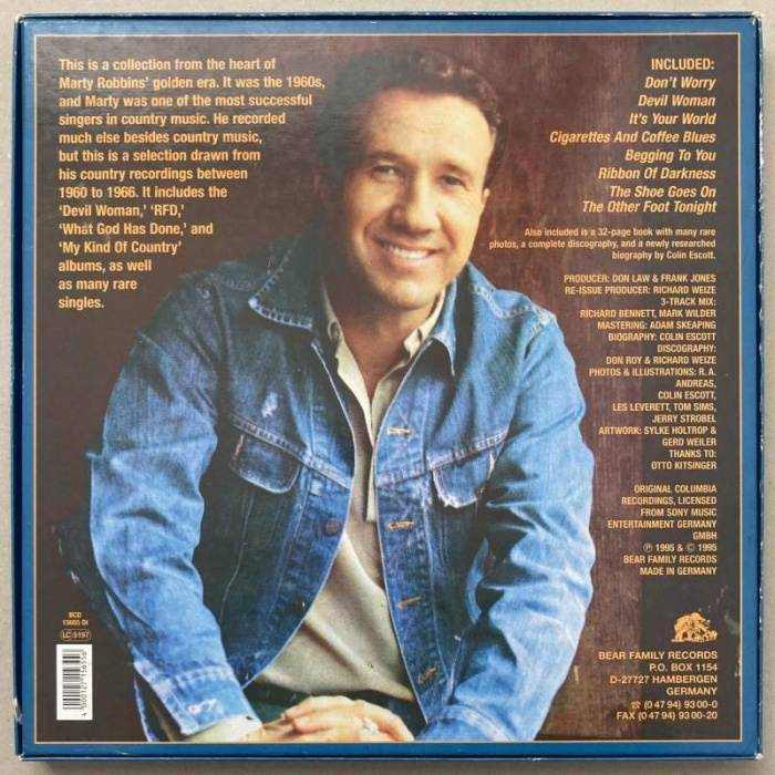 Marty Robbins - Country 1960-1966 (4CD v boxu)