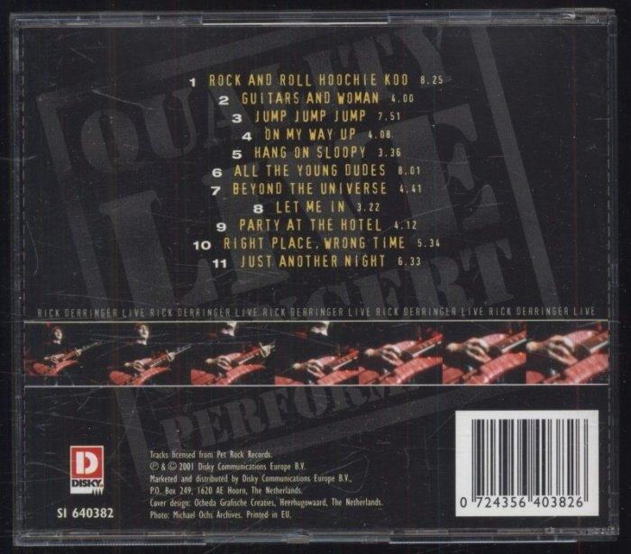 Rick Derringer - Rock And Roll, Hoochie Koo (CD)