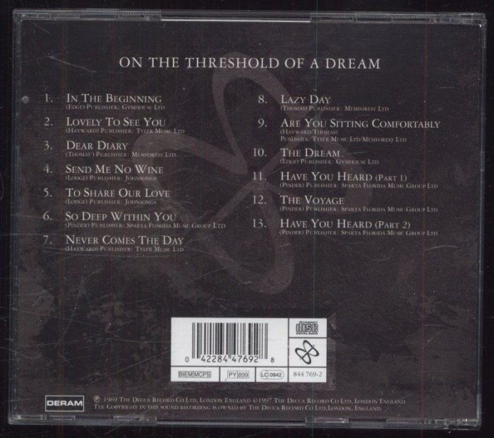 The Moody Blues - On The Threshold Of A Dream (CD)