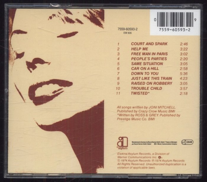 Joni Mitchell - Court And Spark (CD)