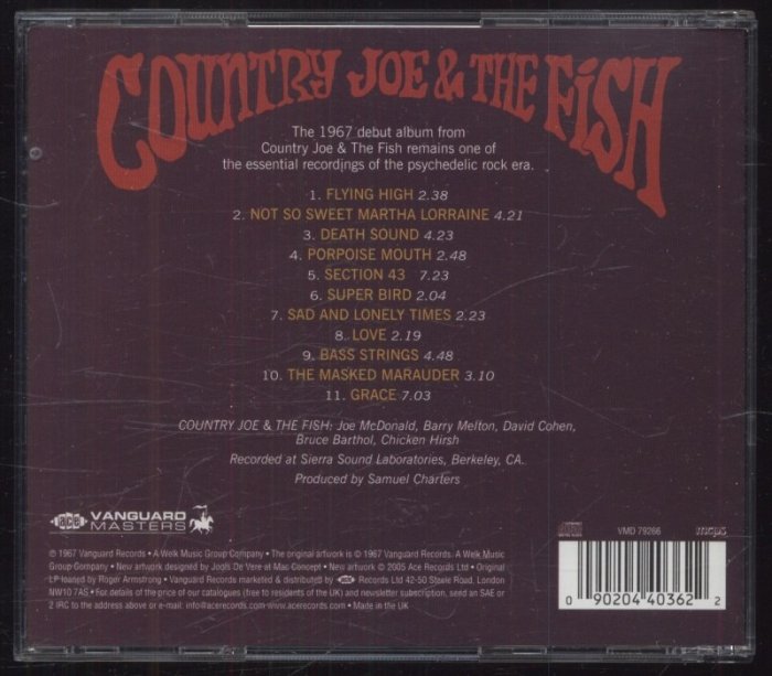 Country Joe & The Fish - Electric Music For The Mind And Body (CD)