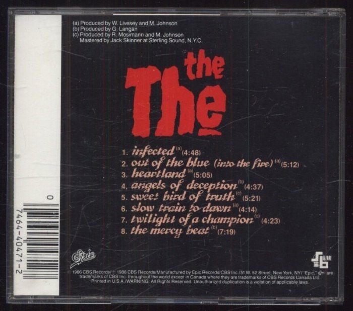 The The - Infected (CD)