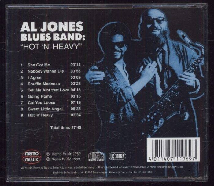 Al Jones Blues Band - Hot'n'Heavy (CD)