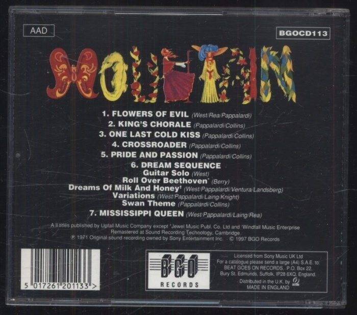 Mountain - Flowers Of Evil (CD)
