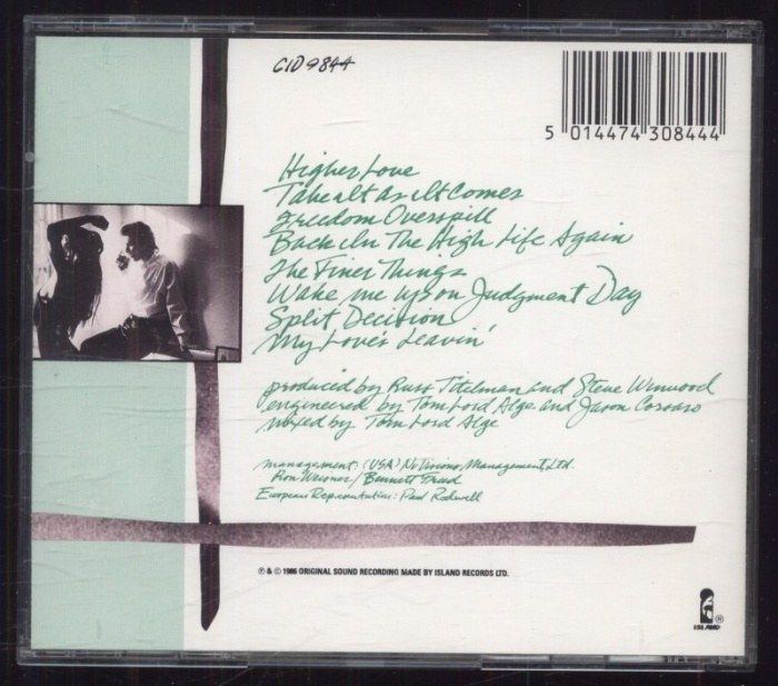 Steve Winwood - Back In The High Life (CD)