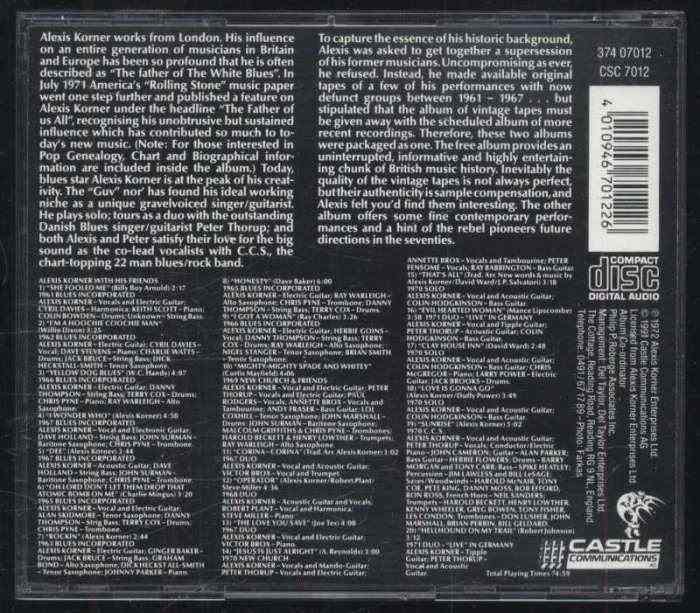 Alexis Korner And Friends - Bootleg Him! (CD)