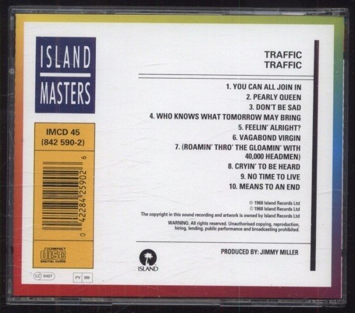 Traffic - Traffic (CD)
