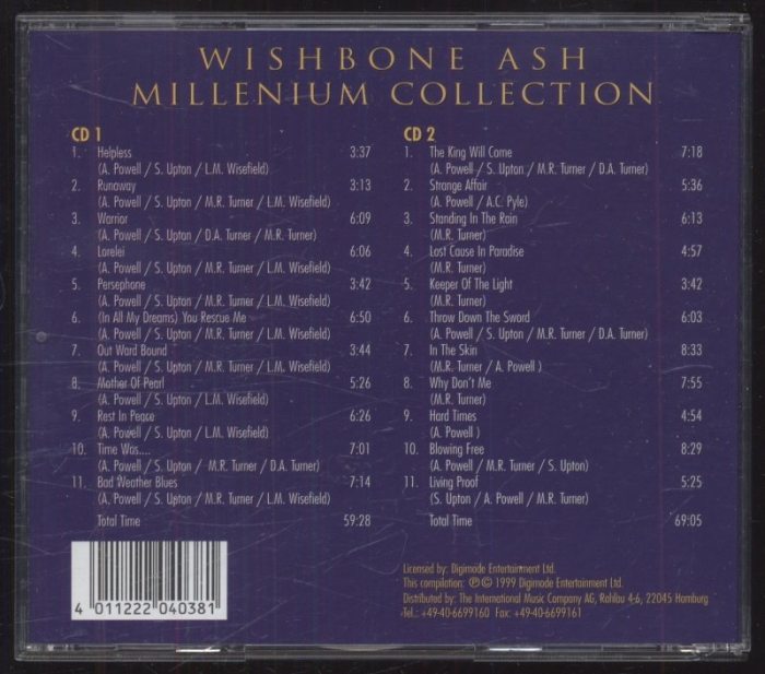 Wishbone Ash - Millenium Collection (2CD)