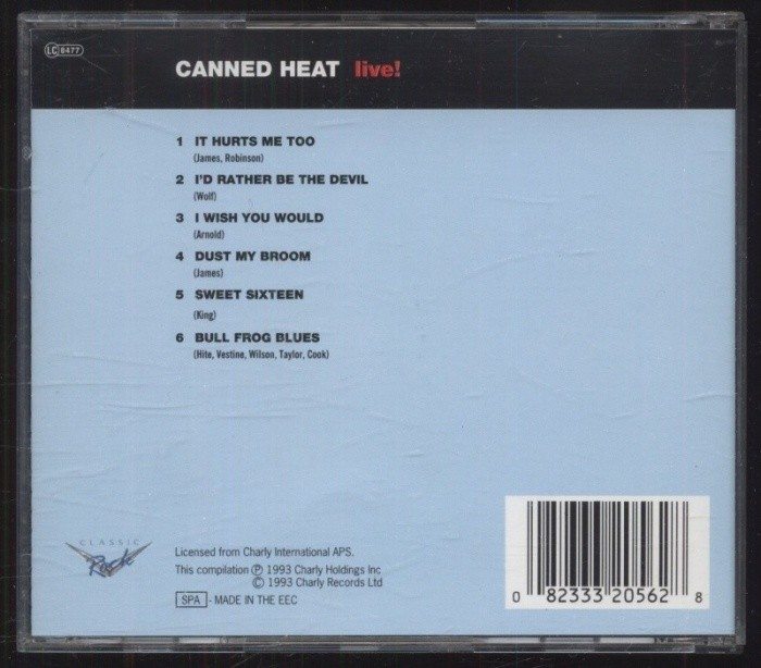 Canned Heat - Live! (CD)