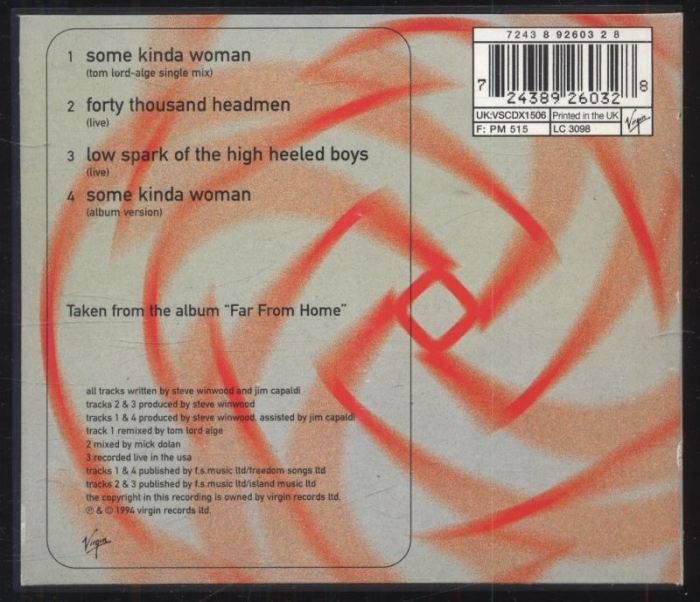 Traffic - Some Kinda Woman (CD)